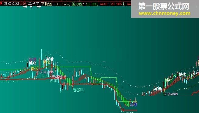 黑马主（下轨道、阻挡、支撑位）