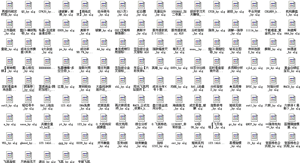 飞狐公式133个（组）全部 源码