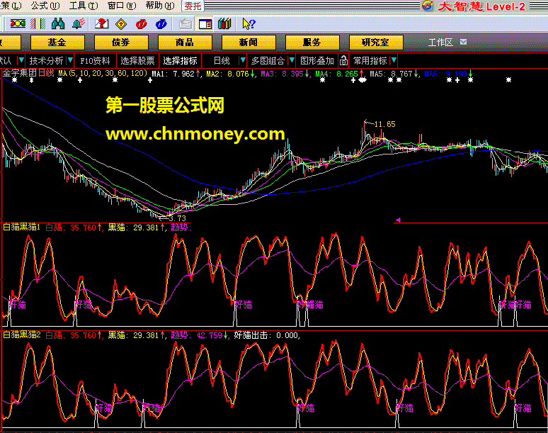 《白猫黑猫》指标－－不管白猫黑猫，抓到老鼠就是好猫