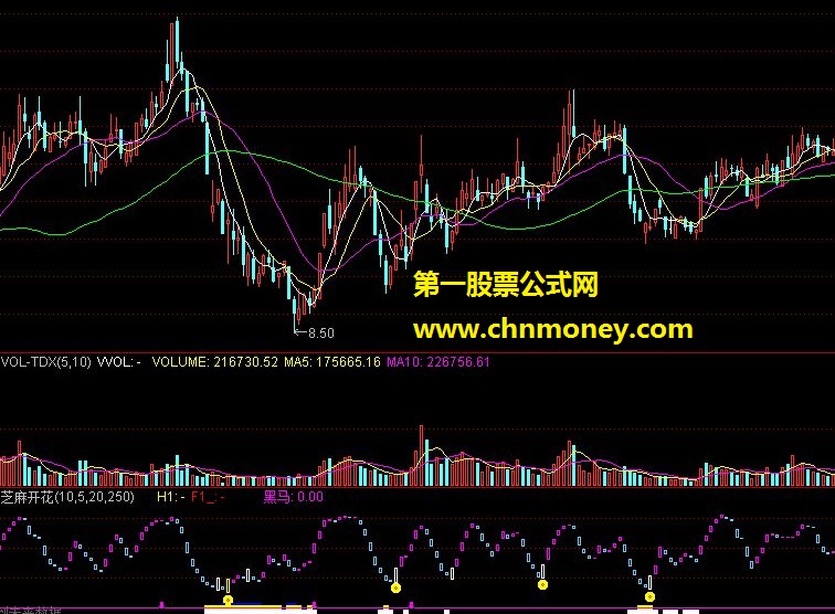 芝麻开花副图 源码 贴图