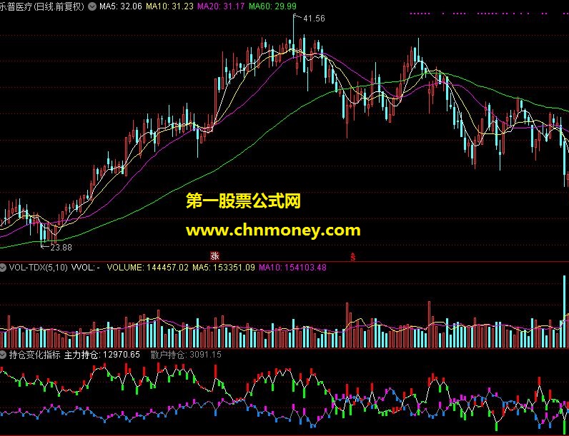 持仓变化指标（通达信公式 源码 贴图）