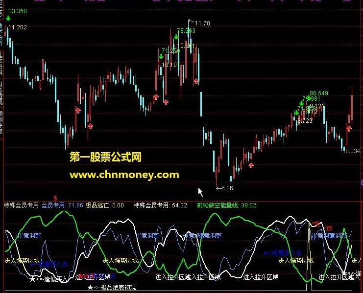特殊会员专用的机构做空能量线指标