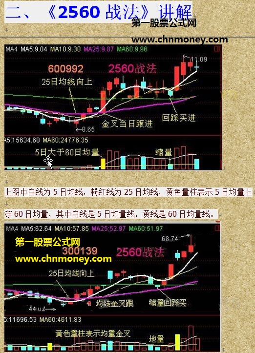 《2560战法》实战说明_资金轻松翻倍选股技巧_公式和使用说明