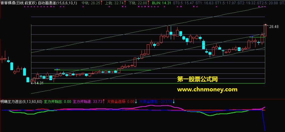 绝不被套的主力进出指标