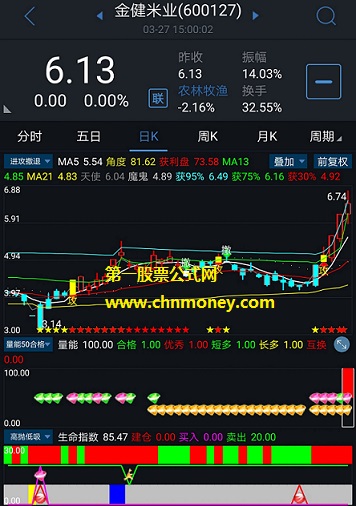 小杨高抛低吸优化副图经修改后更加适合手机端使用未加密指标