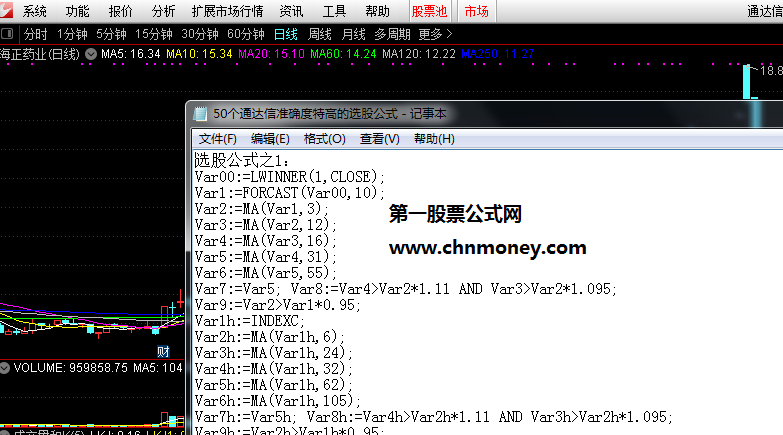 送大家一个通达信无加密的涨停大礼包选股公式，从来成功都是留给那些个有准备的人！