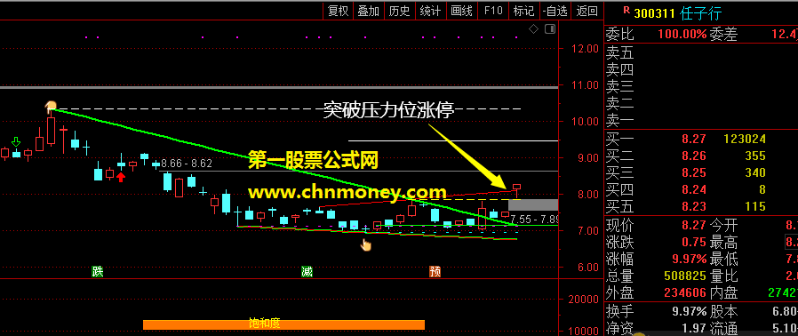 支撑压力位主图让你能知道股票支撑和压力位具体在哪里指标