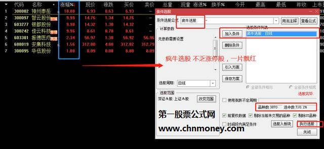 送福利！送福利了！通达信多款选股器内附含有公式源码，大家可直接去复制粘贴，所出票高上常飘红