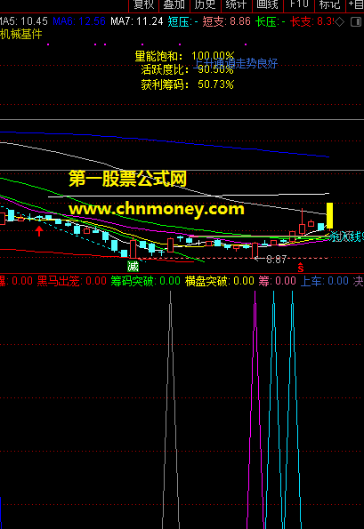 资金诊断指标（副图 通达信 贴图）自己努力合并改编而成的精品指标源码 