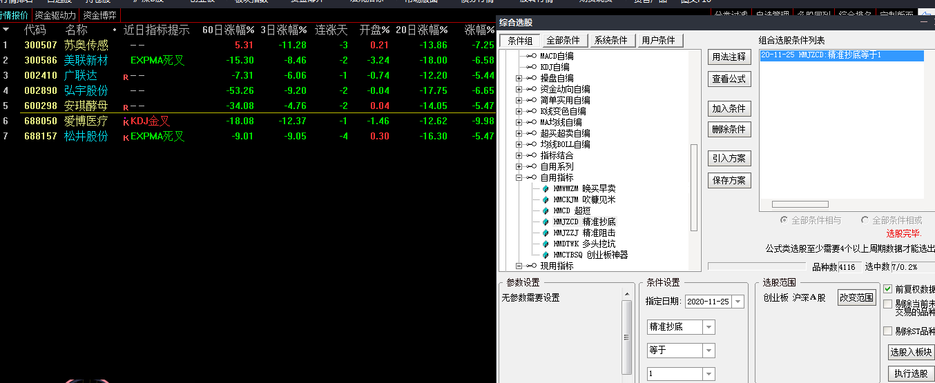 蓝海四宝指标（副图 通信达 贴图）抄底1升级+抄底2+黄金坑+加油站，用此四宝股市无忧