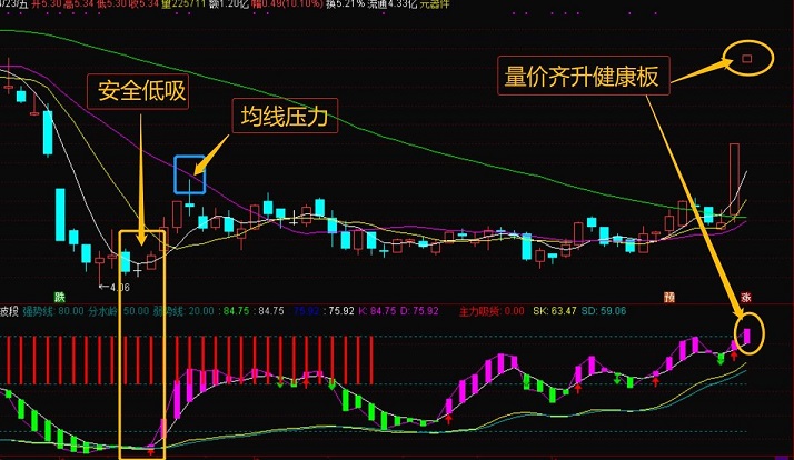 【牛熊通用】直观低吸高抛打板最佳波段指标（通达信公式 副图 实测图 源码）