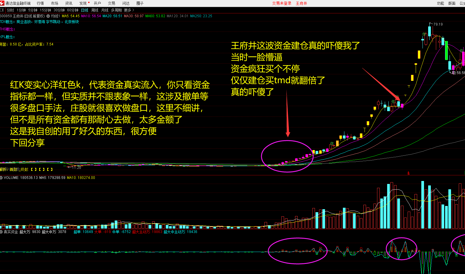 主力资金被套跟随买入等拉升（主图 通达信 副图 选股 贴图）需level2数据ddx支持，无未来不加密