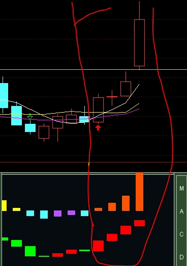 网盘里面下载的一个通达信指标，作副图参考，用来看macd那一块