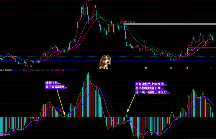 廷进《改量破前高》又一成交量技术性指标（通达信公式 副图 实测图 源码 不加密）