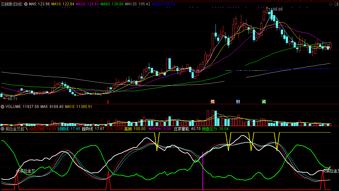 【底位金叉起飞】两大底部掘金信号，高成功率找底，短线做波段工具