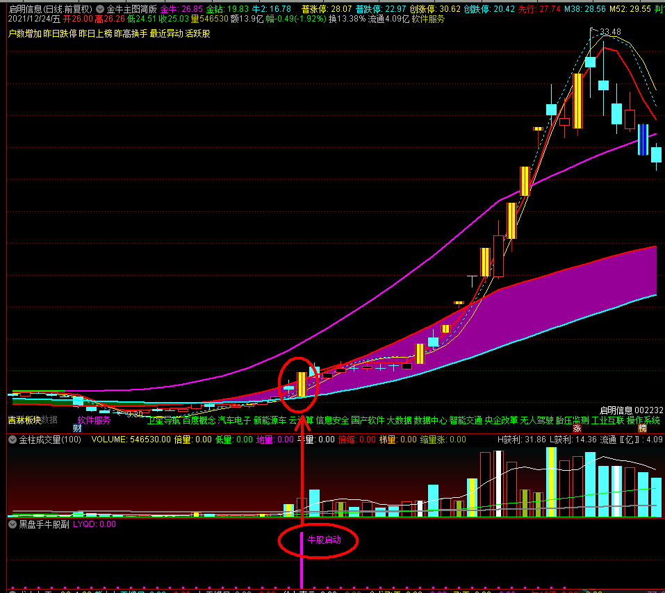 黑盘手牛股，是很好的精华指标，无未来无密码，主图副图和选股一并分享！