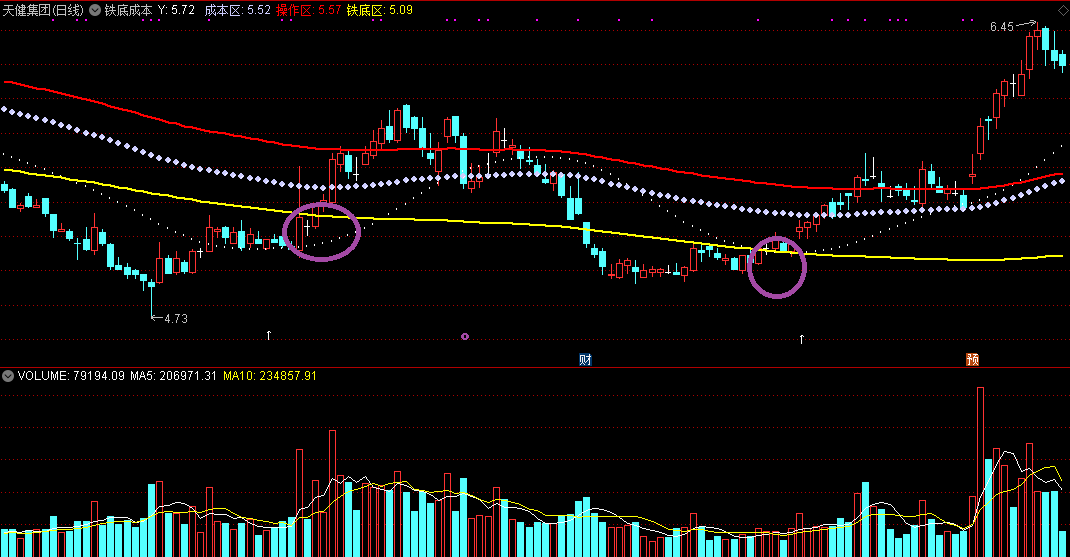 铁底成本主图指标，跌穿铁底线，买进胜率高！