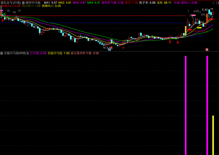 首板回马枪vip，让你做到5天3板，通达信永久开源学习版分享