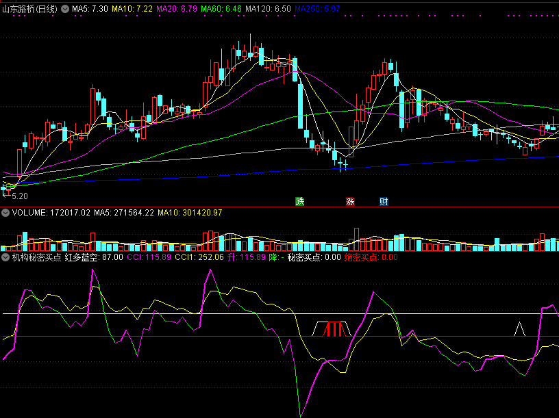 机构秘密买点副图指标，给出秘密买点、绝密买点！