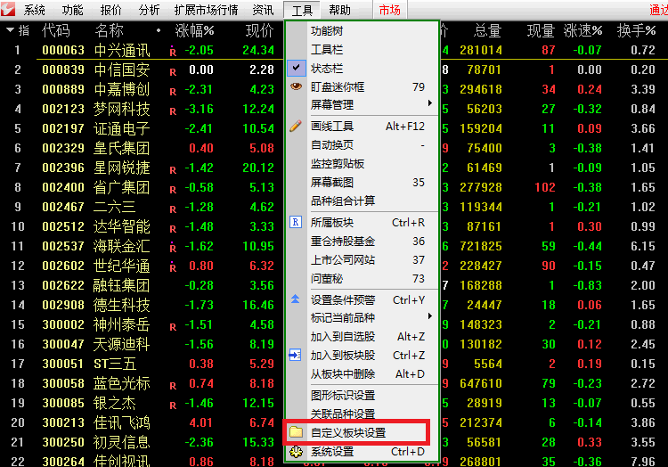 《散人竞价擒龙系统8.5》指标设置指南