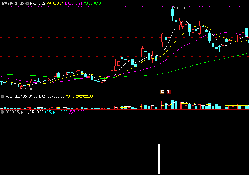 《2022虎跃东山》副图/选股指标，原创低吸买入金牌指标，擒拿反弹猛虎！