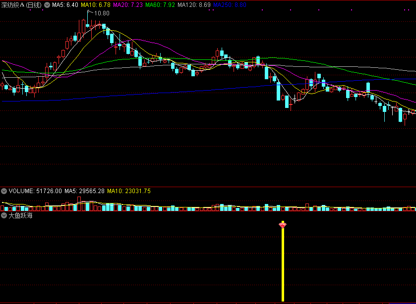 【大鱼跃海】抄底精品，超跌抄底指标，相对低位底部出信号，无未来
