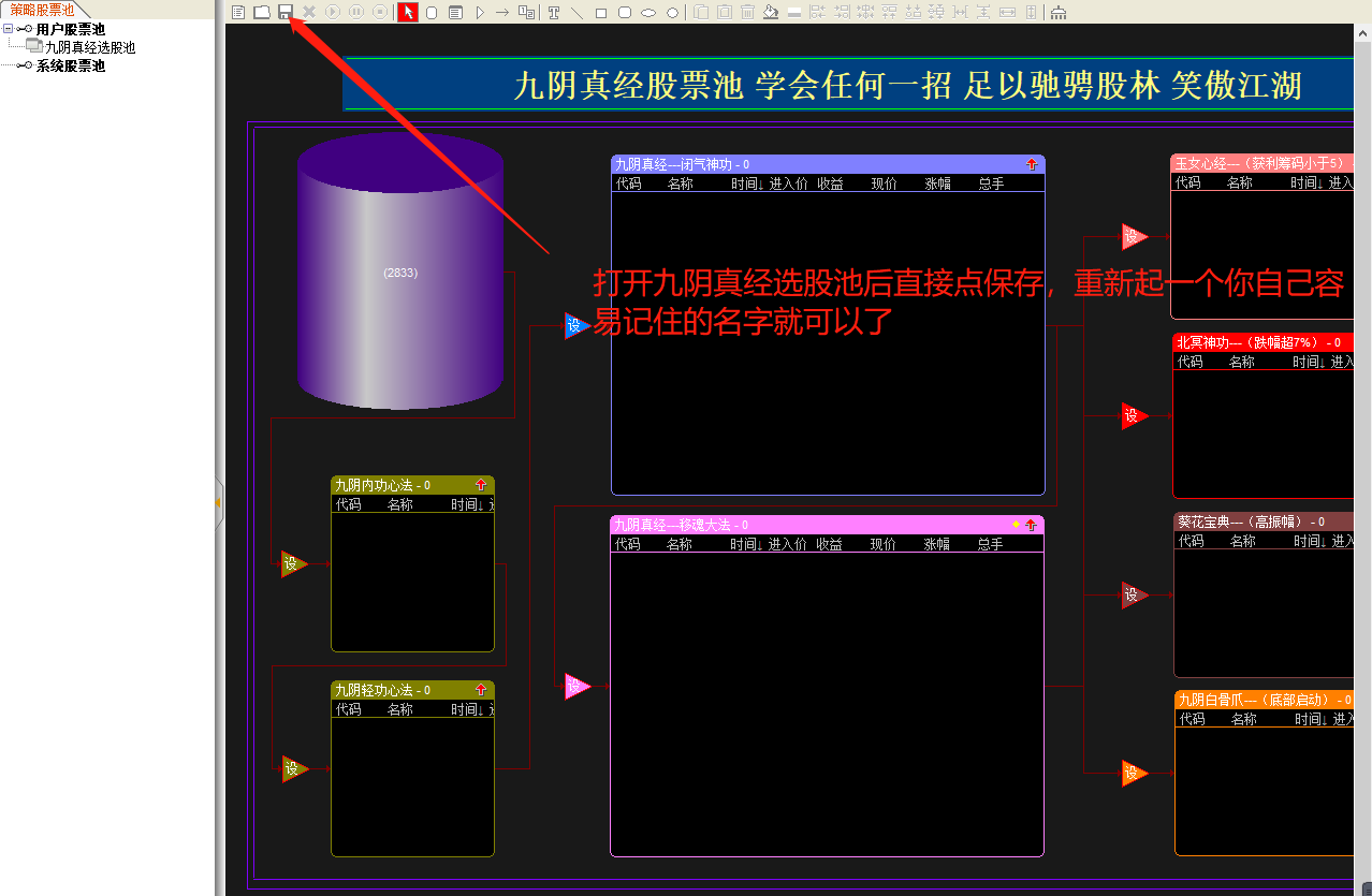 学会一招驰骋股林，笑傲江湖-九阴真经选股池 附源码及股票池使用秘籍