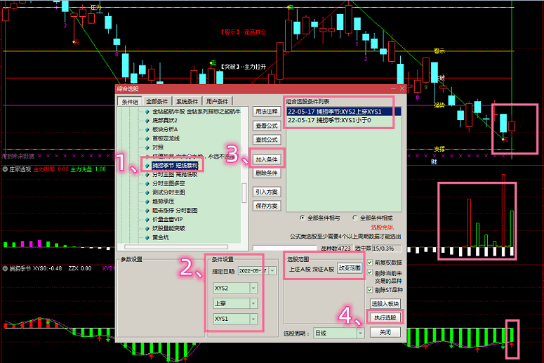 【vip珍藏版】【神尺升级版 庄家透视 捕捞季节】精准潜伏妖股！静等拉升吃大肉！3合1打包源码