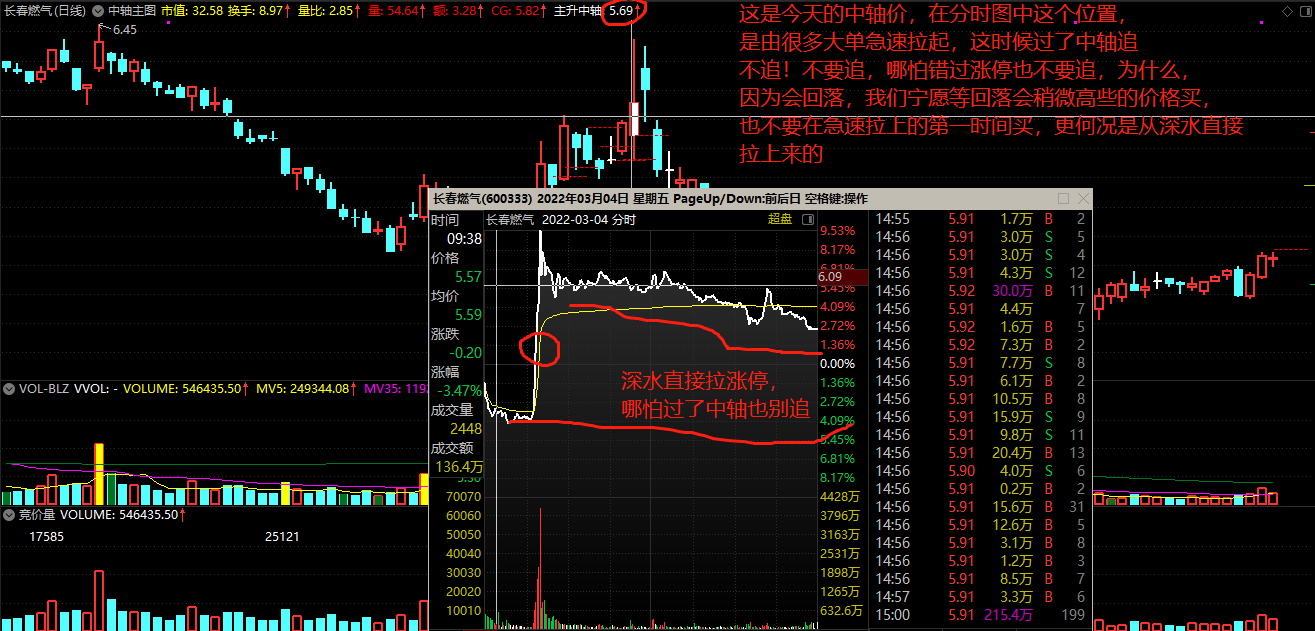 一年十倍稳定盈利指标(中轴主图 damai) 整套交易系统 带副图 选股 主图 详细说明