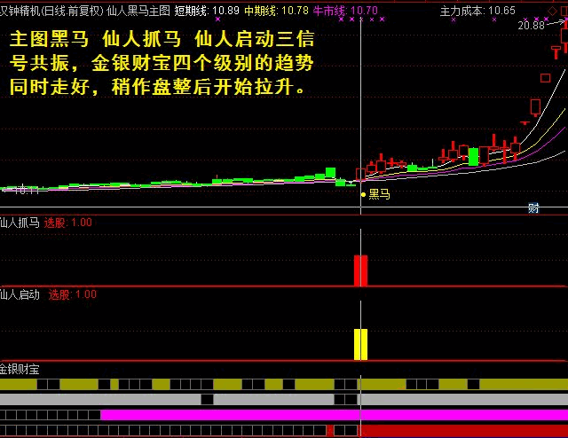 网上叫卖3680的《仙人指路真龙出世综合版》，炒股抄底波段黑马，精准把握反弹起点