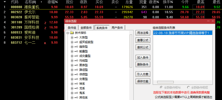 涨停节节高VIP@通达信 开源给老夫粉丝 这是老夫第3个核武器 有钱都买不到