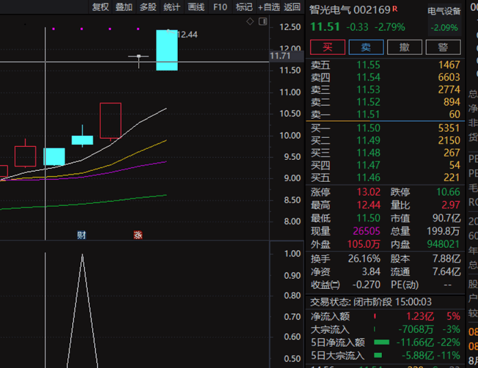 资金为王副图/选股指标 阴线洗盘 出票少而精 不加密 需L2数据 通达信 源码