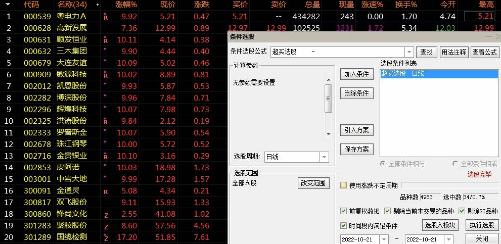 〖超买〗主图/副图/选股指标 牛股必经之路 站上超涨线出信号 原创 通达信 源码