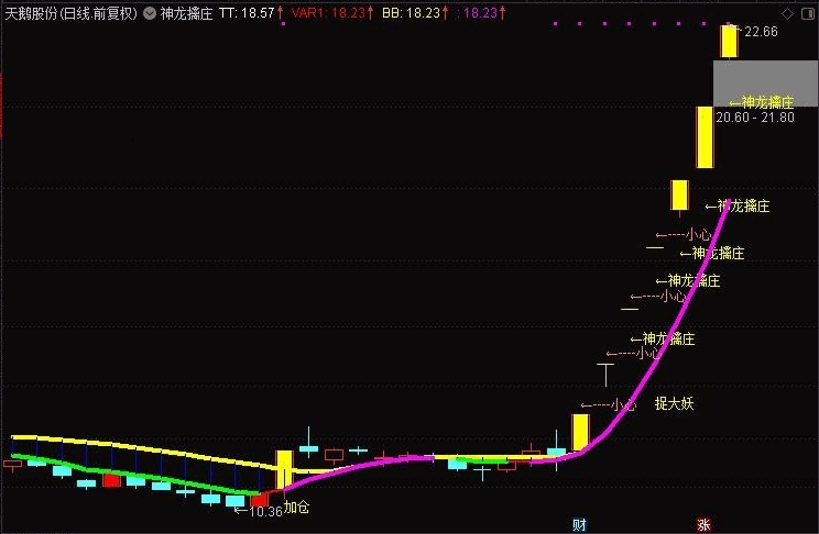 〖2022神龙擒庄〗主图/〖火箭启爆〗副图指标 助您低成本快速选股 通达信 源码 无未来 无加密版