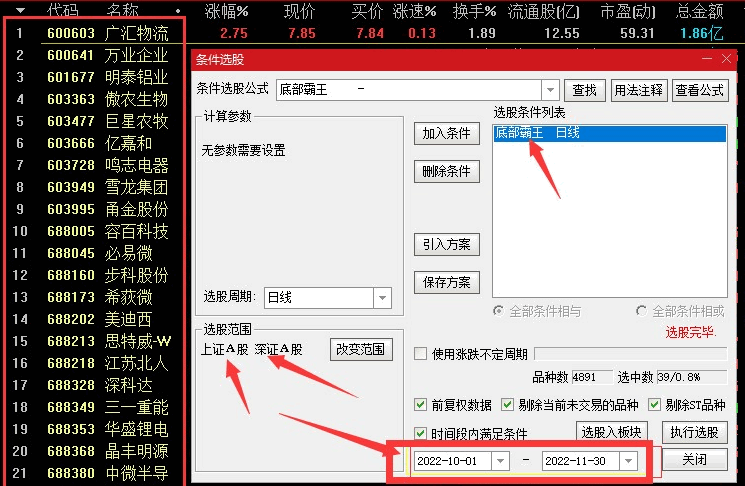 〖底部霸王〗副图/选股指标 诚信经营共同致富 附详细用法图解 无未来函数 无密码加密 通达信 源码