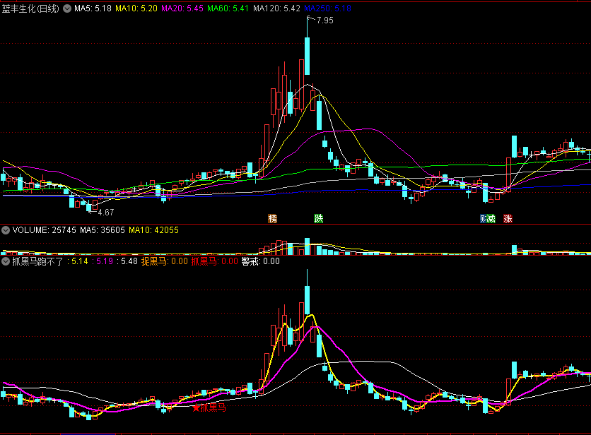 〖抓黑马跑不了〗副图/选股指标 捉黑马不放过 警戒抓牛股 通达信 源码