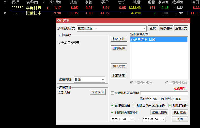 〖竞满量〗副图/选股指标 竞价爆量 量价关系预测股价走势 通达信 源码