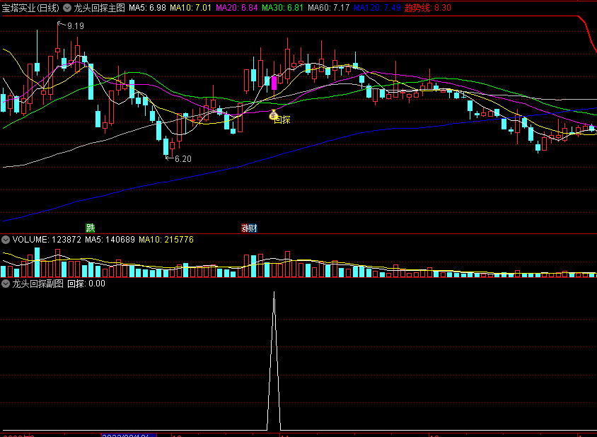 〖龙头回探〗主图/副图/选股指标 龙头牛股波段操作 盘中预警套装 使用方法 通达信 源码
