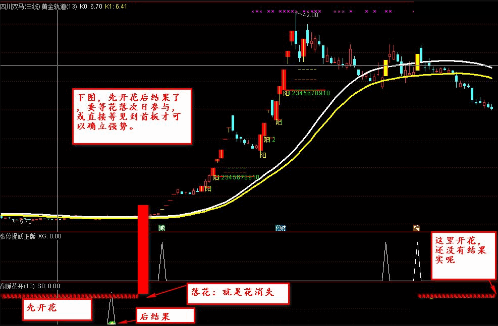 【金钻精品】〖涨停捉妖正版〗+〖春暖花开〗副图/选股指标 抓住后涨停 横扫所有牛股 通达信 源码