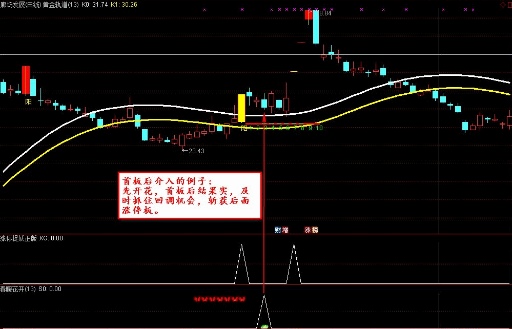 【金钻精品】〖涨停捉妖正版〗+〖春暖花开〗副图/选股指标 抓住后涨停 横扫所有牛股 通达信 源码