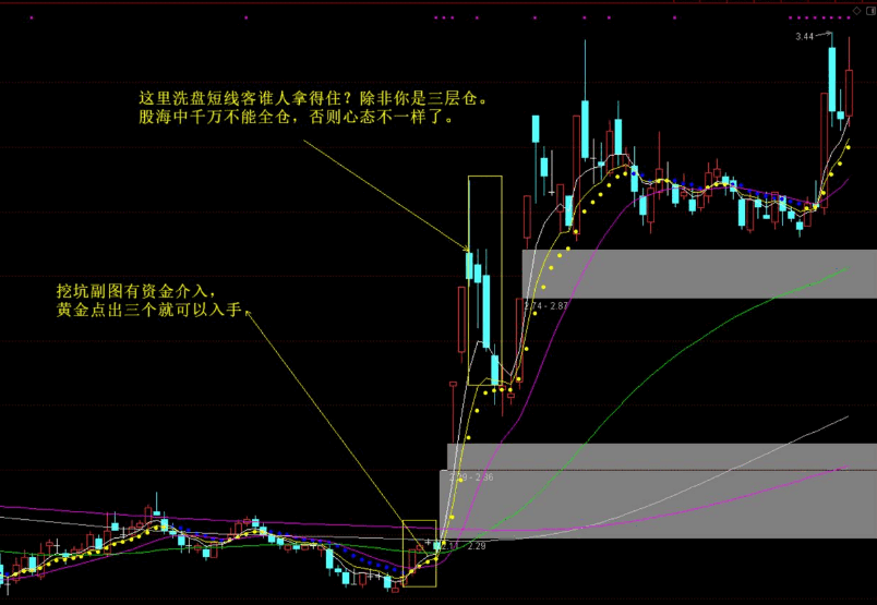 趋势为王〖买在起涨点〗主图指标 大道至简 黄金点买入 通达信 源码