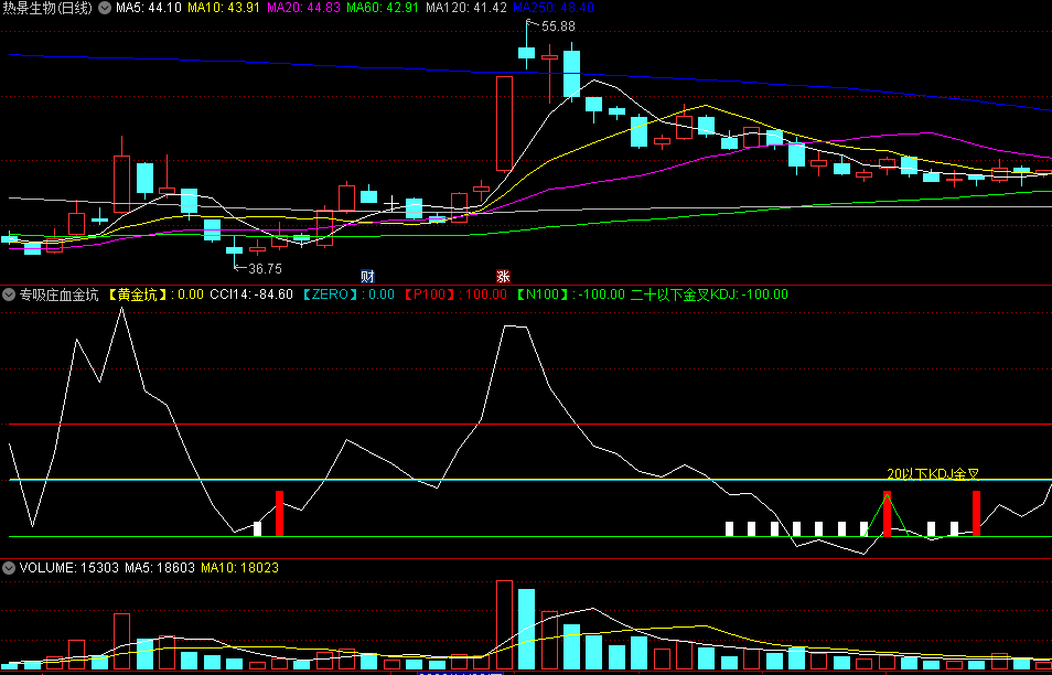 〖专吸庄血金坑〗副图指标 精准的买点拿捏 使用说明 无未来 通达信 源码