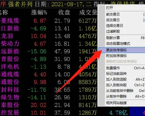 〖涨停扫货强度〗副图/排序指标 五日和十日活跃程度与涨停动力 数值越大涨停动力越大 通达信 源码