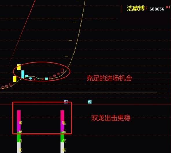 比肩股神的【双龙出击】副图+选股指标，双龙腾飞初步筛选，如果只抓黑马龙头，今年就暴富！