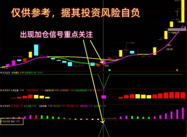 低风险跟庄实战系列之【龙头战法】主图+副图+加仓选股指标，6合一，简单易懂好操作！
