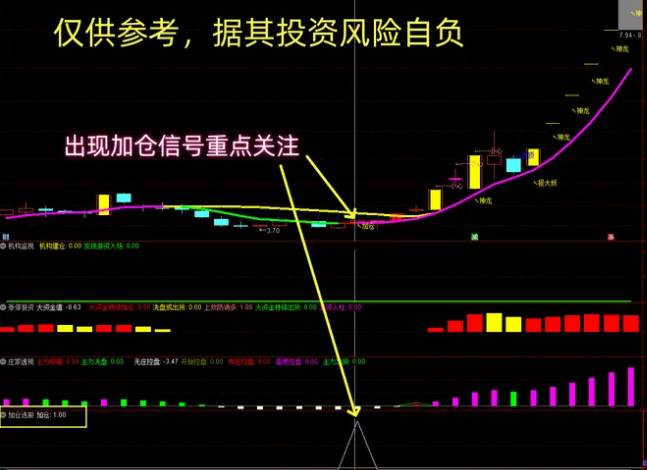 低风险跟庄实战系列之【龙头战法】主图+副图+加仓选股指标，6合一，简单易懂好操作！