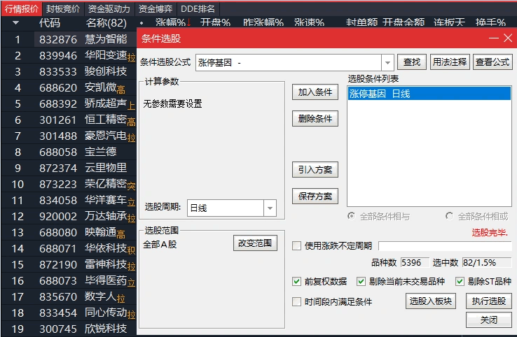 根据某位游资大佬讲课内容编写的【11因子】副图及选股指标，附带编写思路，涨停股特色指标！