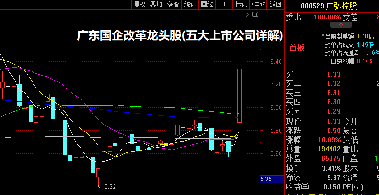 广东国企改革龙头股(五大上市公司详解)