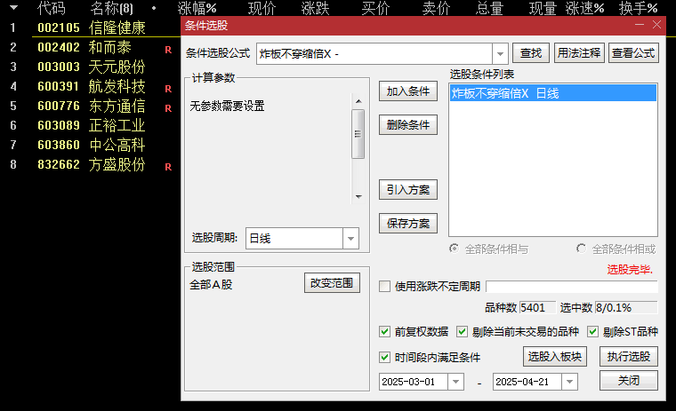 今选【炸板不穿缩倍量】副图+选股指标，妖股回调洗盘，定位距离启动最近的位置！