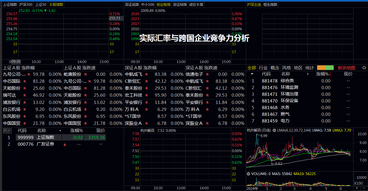 实际汇率与跨国企业竞争力分析